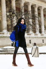 组图：韩雯雯初春雪世界时尚写真大片