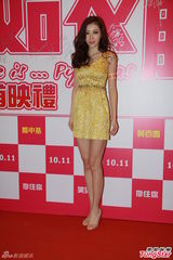 组图：《男人如衣服》香港首映 林峰熊黛林避谈感情