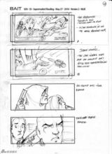 高清图：《大海啸之鲨口逃生》手绘剧本曝光