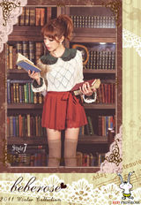 组图：藤井莉娜冬装写真 上演日系梦幻公主秀