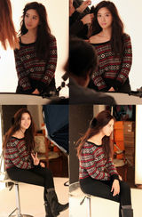 组图：李清雅鞋品牌广告写真 彰显成熟清纯