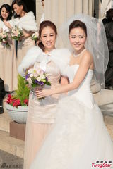 组图：王傲山刘明轩举办婚礼 张卫健许志安出席