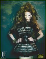 组图：杰西卡-查斯坦最新写真 变身复古妖艳女郎