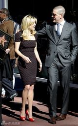 高清组图：奥斯卡影后威瑟斯彭星光大道留名