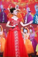 高清组图：双拥晚会 宋祖英《大路越走越宽阔》