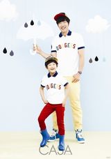 组图：韩星李钟赫与“儿子”拍温馨亲子写真