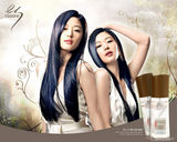 高清图集：全智贤洗发水广告壁纸 出众气质灵动演绎