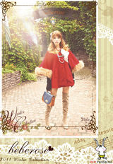 组图：藤井莉娜冬装写真 上演日系梦幻公主秀