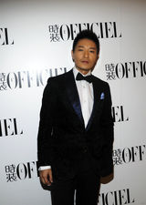 组图：李宗翰亮相水立方 身体力行诠释优雅