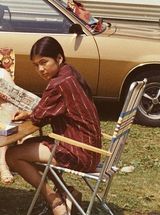 组图：翁美玲生前英国旧照曝光 与荷兰男友恩爱