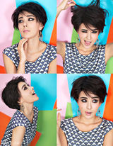 组图：蔡妍最新时尚大片曝光 俏皮秀百变