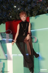 组图：容祖儿陈伟霆主持圣诞亮灯仪式