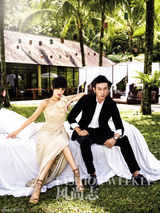 组图：陆毅鲍蕾海岛大片执手拥抱幸福