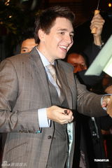 组图：《哈利波特7》台湾首映 韦斯利兄弟红毯风光