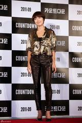 高清组图：全度妍宣传《倒计时》 金装短发神采奕奕