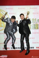 组图：澎恰恰许效舜获金钟综艺节目主持人奖