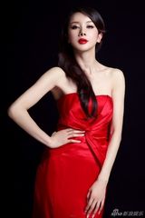 幻灯图：孙菲菲红唇似火 古典美人演绎玫瑰人生