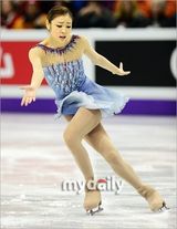 组图：金妍儿世界花样滑冰锦标赛短节目居首