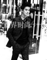 组图：陈晓东冬日写真尽显冷魅