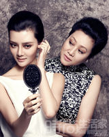 组图：车晓携母亲拍大片 气质出众似姐妹花