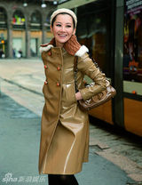 组图：许晴米兰大片曝光 时光之城的灵动记忆