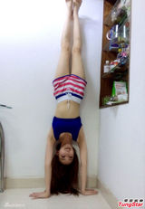 组图：北舞校花浓妆美瞳似Angelababy 大秀劈腿