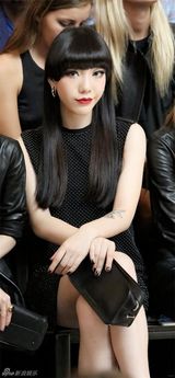 组图：吴莫愁红唇短裙亮相 受邀压轴纽约秀场