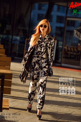 明星爱街拍：蔡健雅暖色街拍 与自己的时尚对话