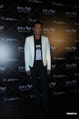 组图：古天乐苏有朋张梓琳亮相品牌时尚活动