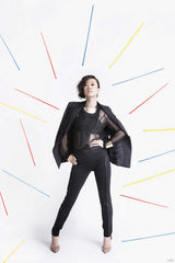 组图：芙蓉姐姐透视装上时尚杂志 中性风显国际范