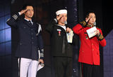 高清图：韩国演艺士兵演唱会 KARA和f(x)到场助兴