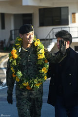 高清图：韩星朱智勋正式退役 500粉丝不畏严寒迎接