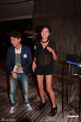 组图：黄贯中等出席电台台庆 曝朱茵预产期冬至