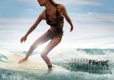 组图：冲浪者联合会公益裸体月历 提醒漏油危害