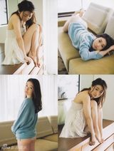 组图：大岛优子优雅居家照 慵懒中散发性感