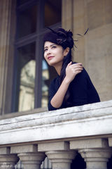 组图：颖儿巴黎时装大片 优雅奢华裙角飞扬