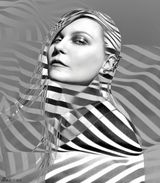 组图：克尔斯滕-邓斯特登杂志 出位发色玩冷艳