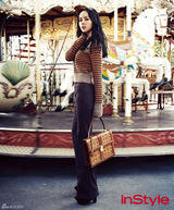 高清组图：韩星韩佳仁巴黎拍写真 华丽皮草复古风情