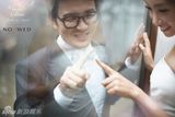 组图：韩国笑星情侣尹衡斌郑京美婚纱照曝光