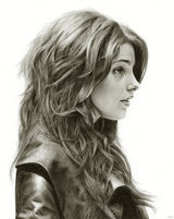 组图：兰迪=阿特伍德绘制栩栩如生的明星铅笔画 