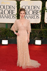 高清图：斯嘉丽-约翰逊纱裙性感亮相 大秀美背