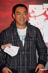 组图：《窃听2》记者会 古天乐否认与李泽楷传闻