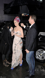 高清：凯蒂-派瑞中国风“绿色经济”亮相AMA红毯