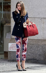 高清组图：纽约名媛奥利维亚-巴勒莫时尚街拍