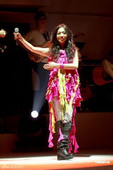 组图：万芳办演唱会庆出道20年 众好友站台助阵