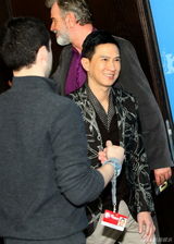 组图：柏林《魔警》见面会 吴彦祖张家辉亮相