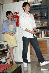 组图：天心吴建豪曾之乔亮相剧集造势会