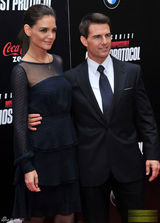 高清图：《碟中谍4》纽约首映克鲁斯携娇妻亮相