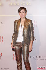 组图：刘嘉玲进军香港餐饮业 圈中友人前来捧场