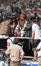 幻灯图集：《加勒比海盗4》热拍 德普携手克鲁兹